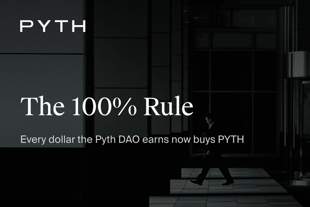 Pyth DAO Commits 100% of Product Receipts to PYTH Buybacks