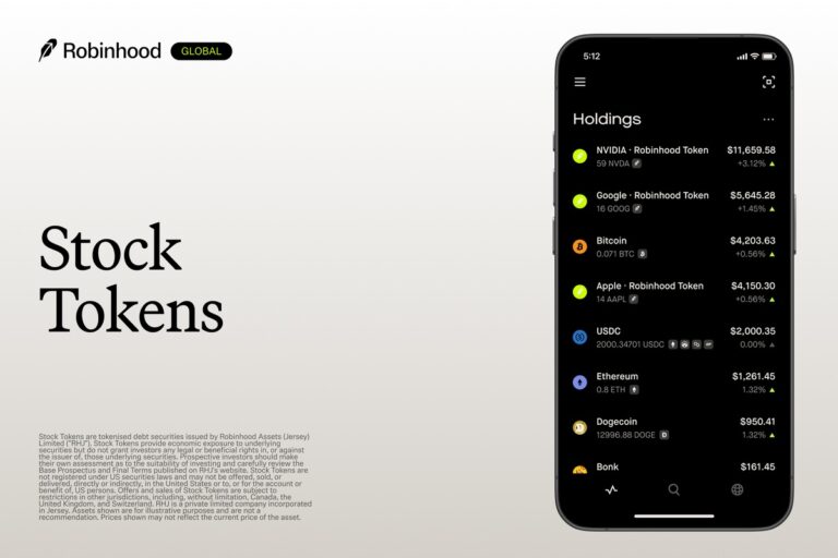 Robinhood Plans Thousands of Stock Tokens, Eyes Private Markets